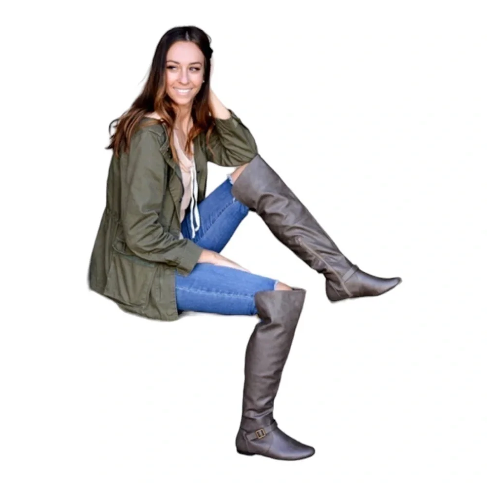 Journee Collection LOFT WIDE CALF boots in black